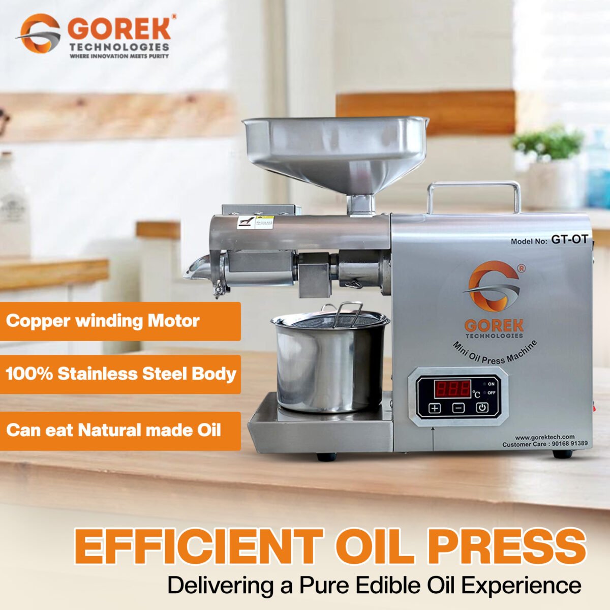 Oil Press Machine GT-OT - Image 3