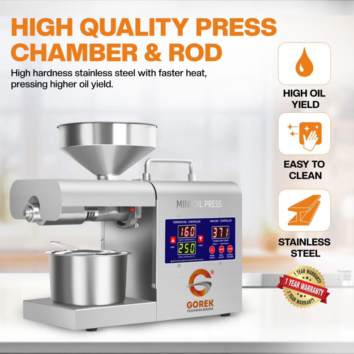 Oil Press Machine GT-O2N - Image 8