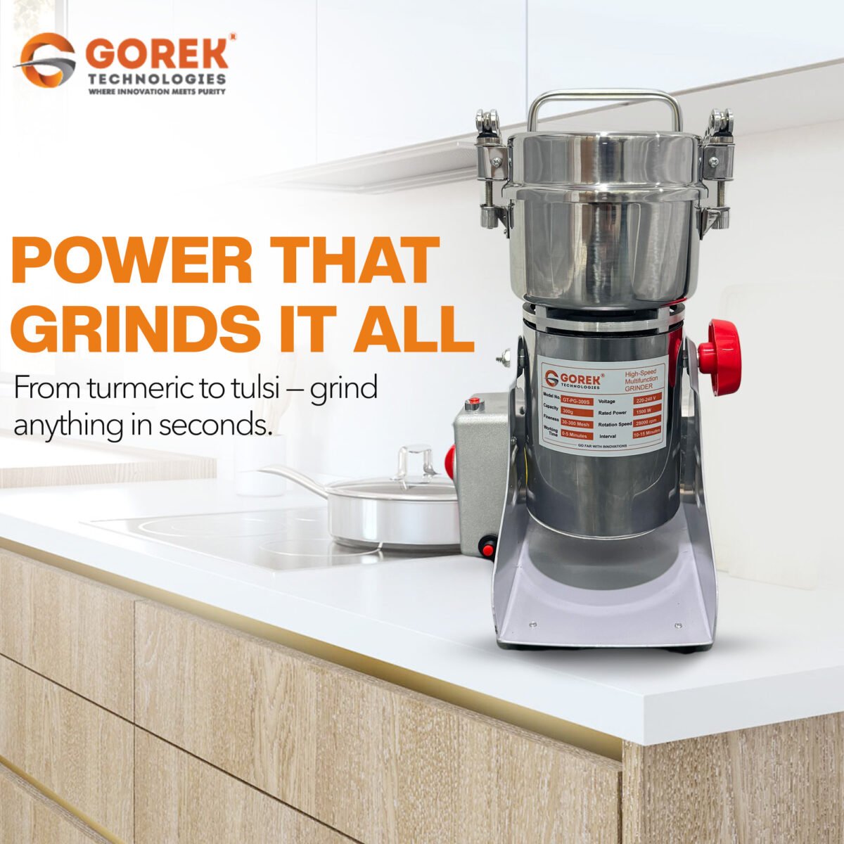 Masala Grinder GT-PG-300S - Image 10
