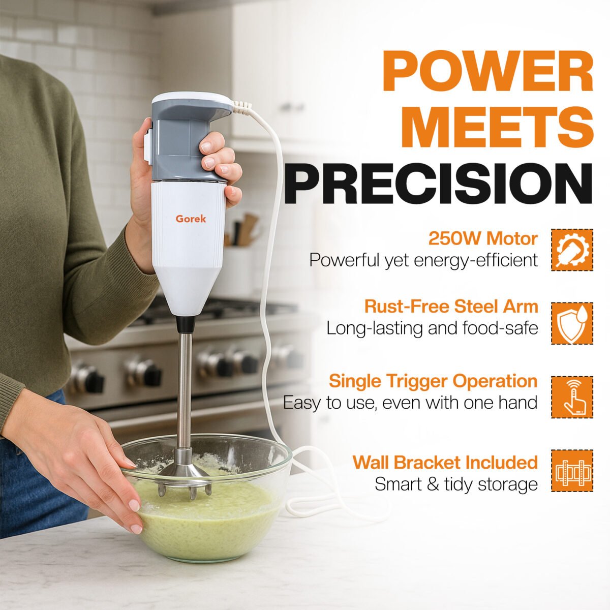 Gorek Hand Blender GT-HB250 PRO - Image 9