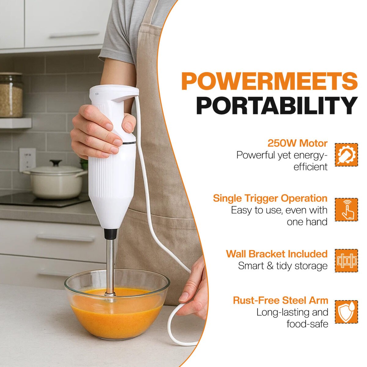 Gorek Hand Blender GT-HB250 - Image 10