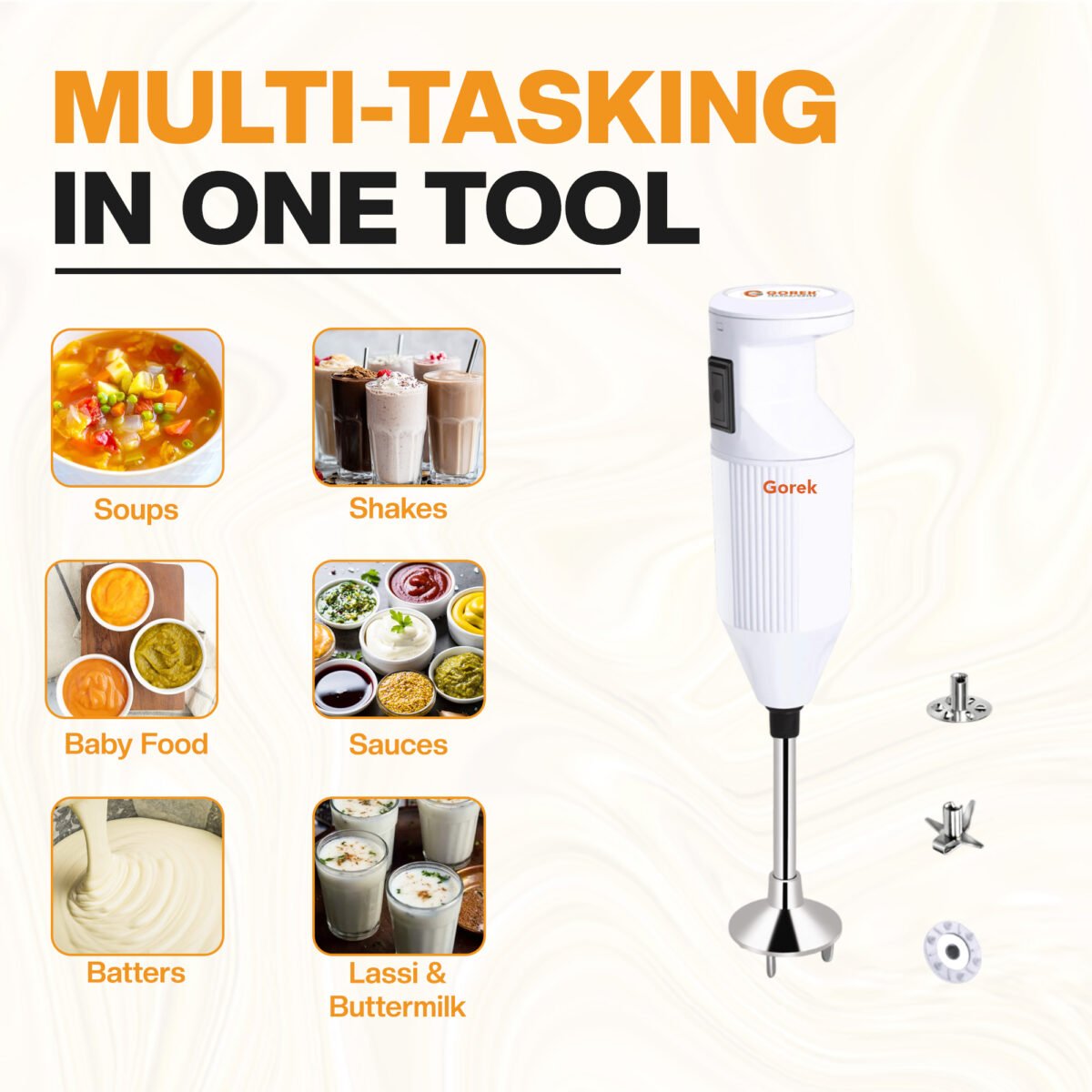 Gorek Hand Blender GT-HB250 - Image 11