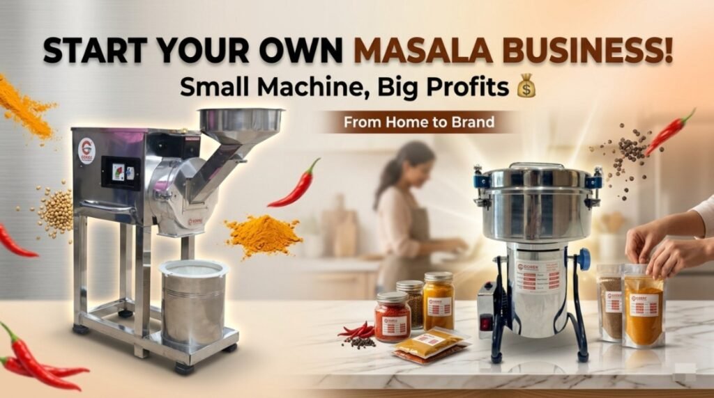 Start Your Own Masala Business- Masala Grinder Machine