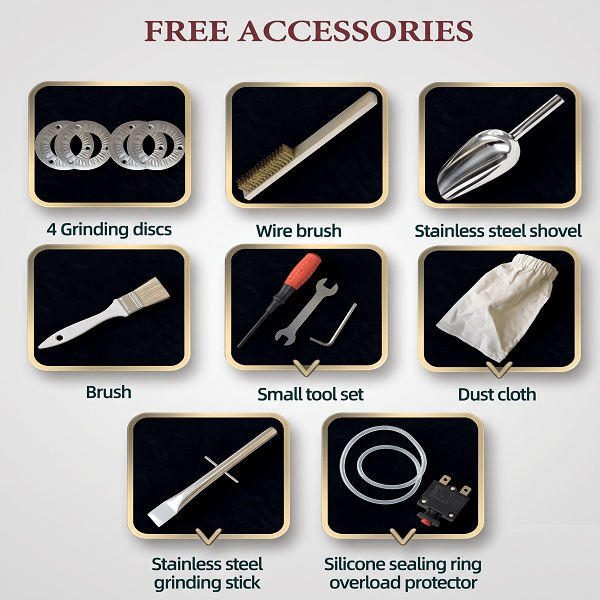 Grain Mill Machine Accessories