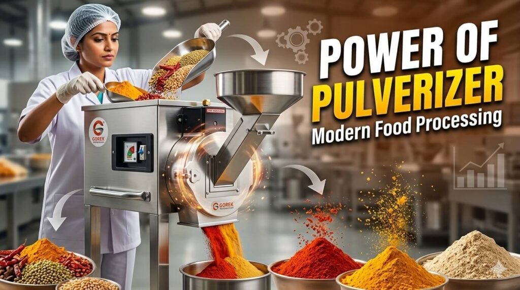 Power of Pulverizer Modern Food Processing Machine