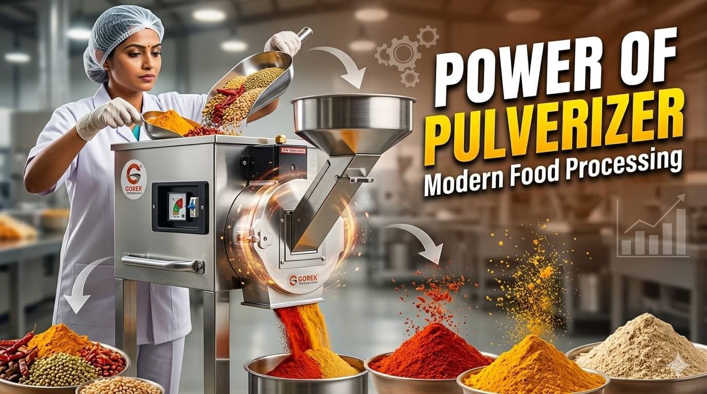 Power of Pulverizer Modern Food Processing Machine