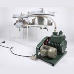 Vacuum Oil Filter Machine (GT-VF100) Industrial Oil Filtration Machine Side Angle