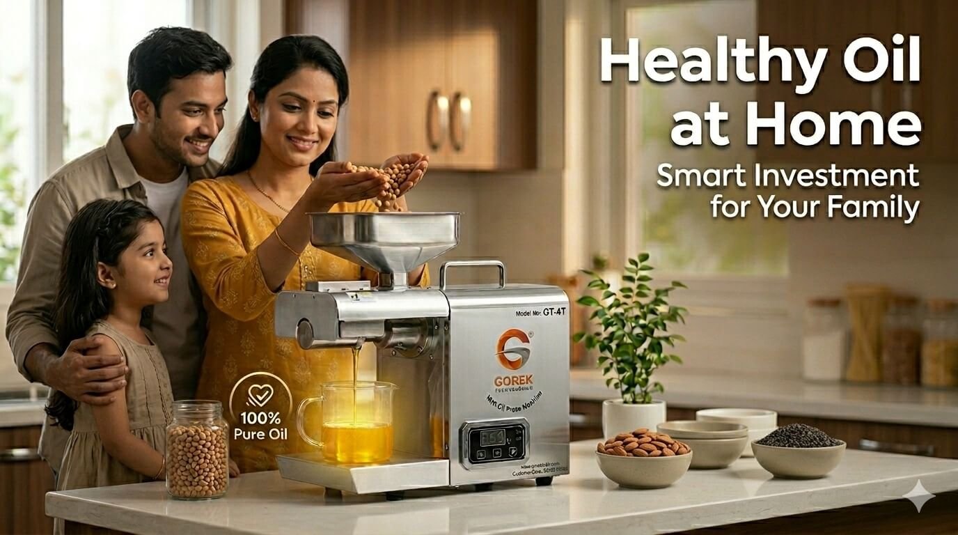 Healthy Oil At Home - domestic oil press machine