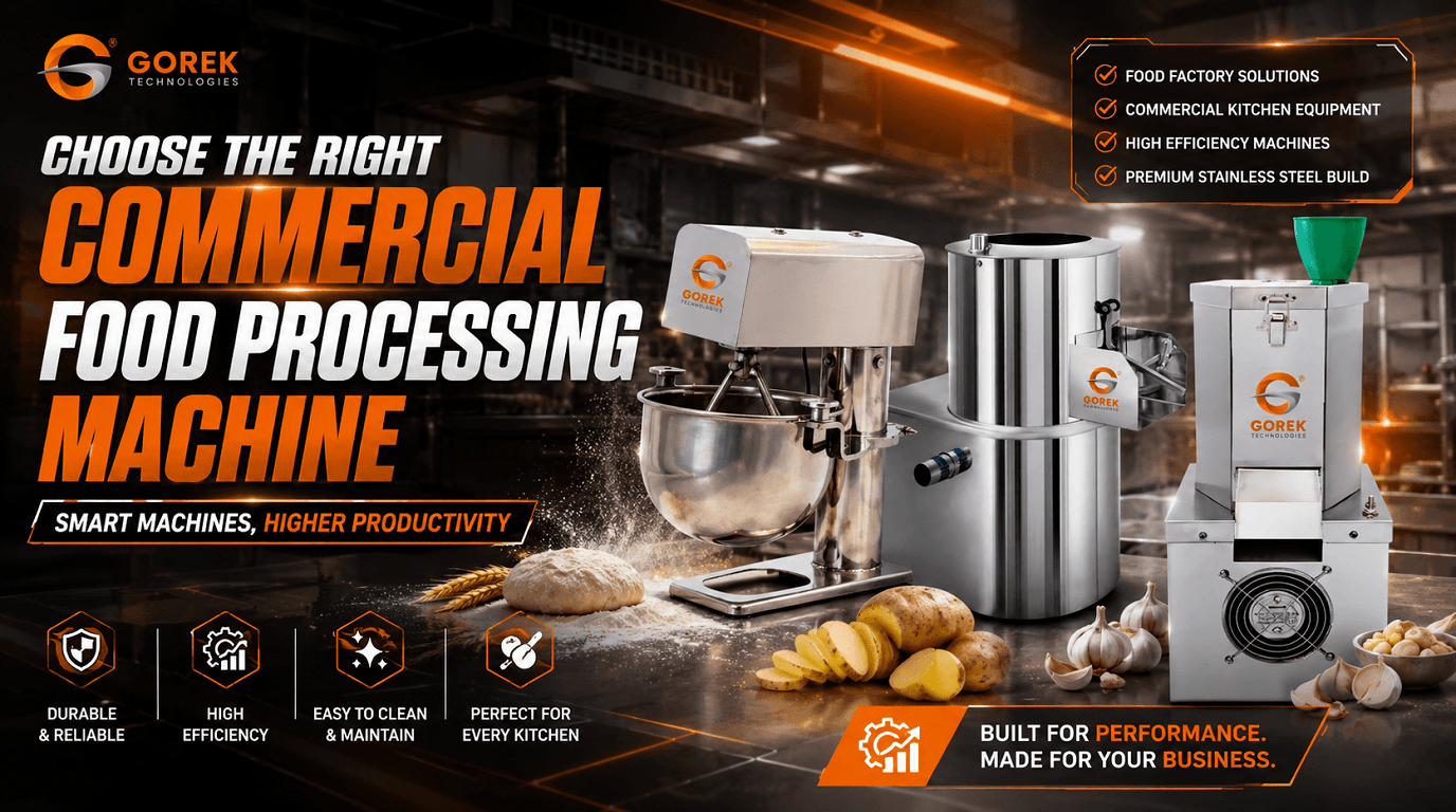 How to Choose the Right Commercial Food Processing Machine