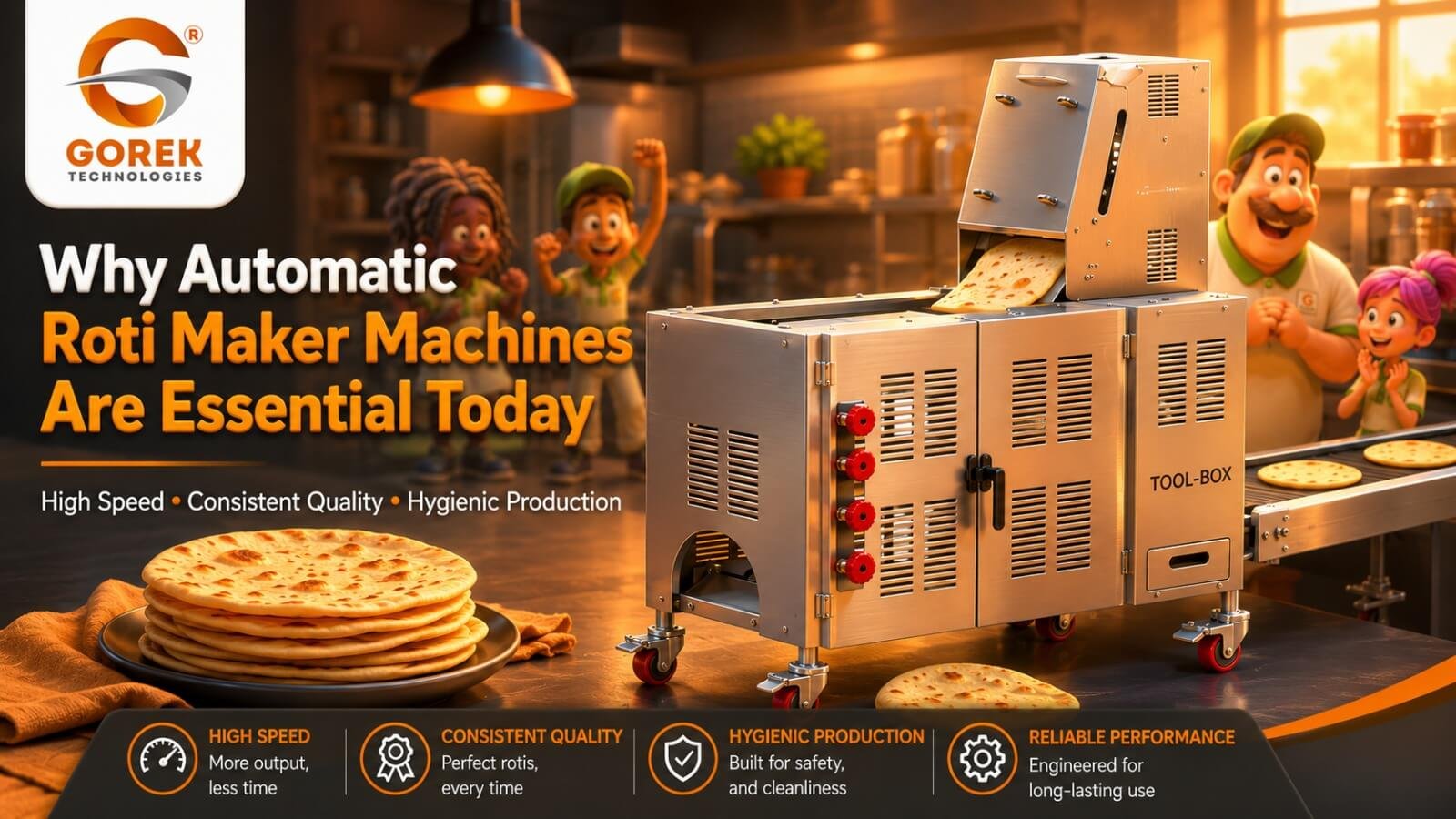 Why Automatic Roti Maker Machines Are Essential Today