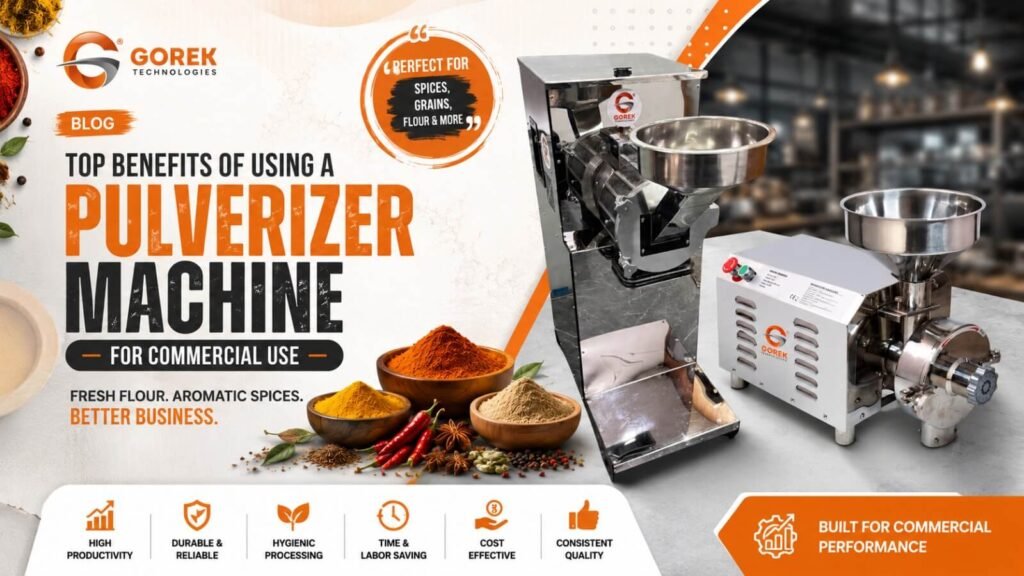 Top Benefits of using a pulverizer Machine