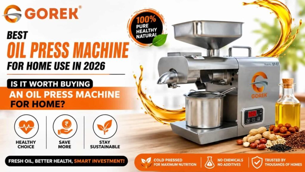 Best Oil Press Machine For Home Use In 2026